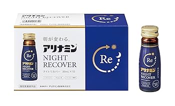 Amazon.co.jp: アリナミンナイトリカバー50ml X 10本 (ボール